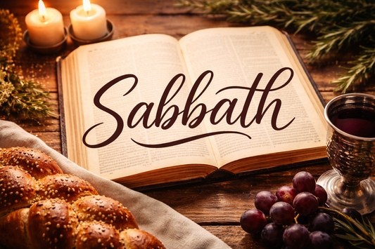 Image of the Sabbath page near candlelight